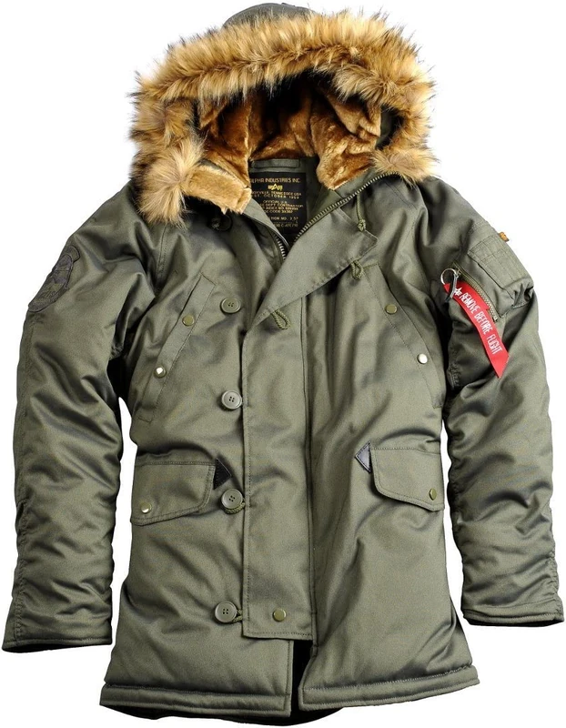 Alpha Industries Explorer Winter Jacket for Men Dark Green