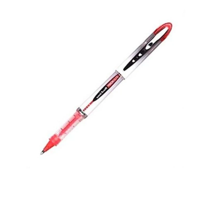 Uni-Ball UB205R Ballpoint Pen-Black/Silver/Red