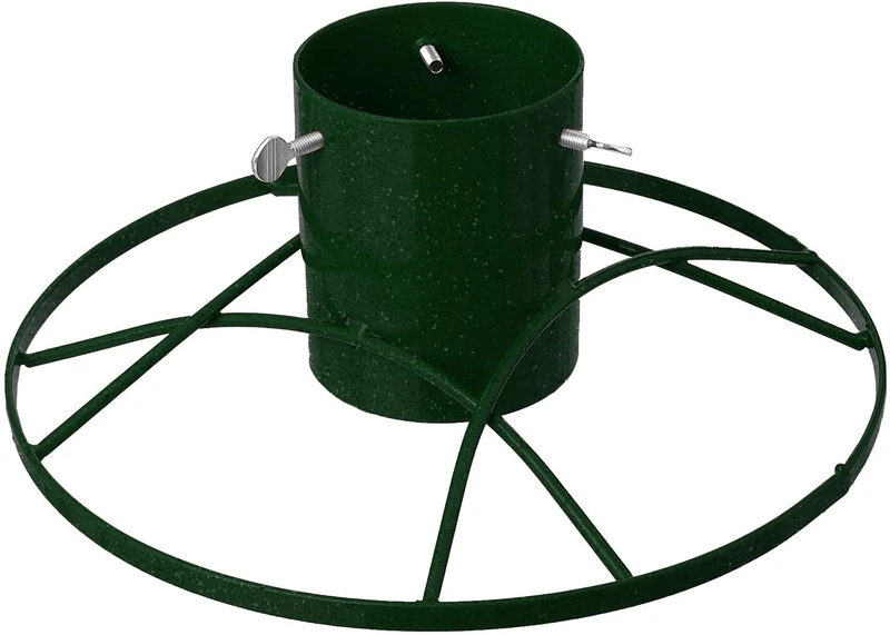 Bosmere 5-inch Contemporary Christmas Tree Stand with Green Sparkle