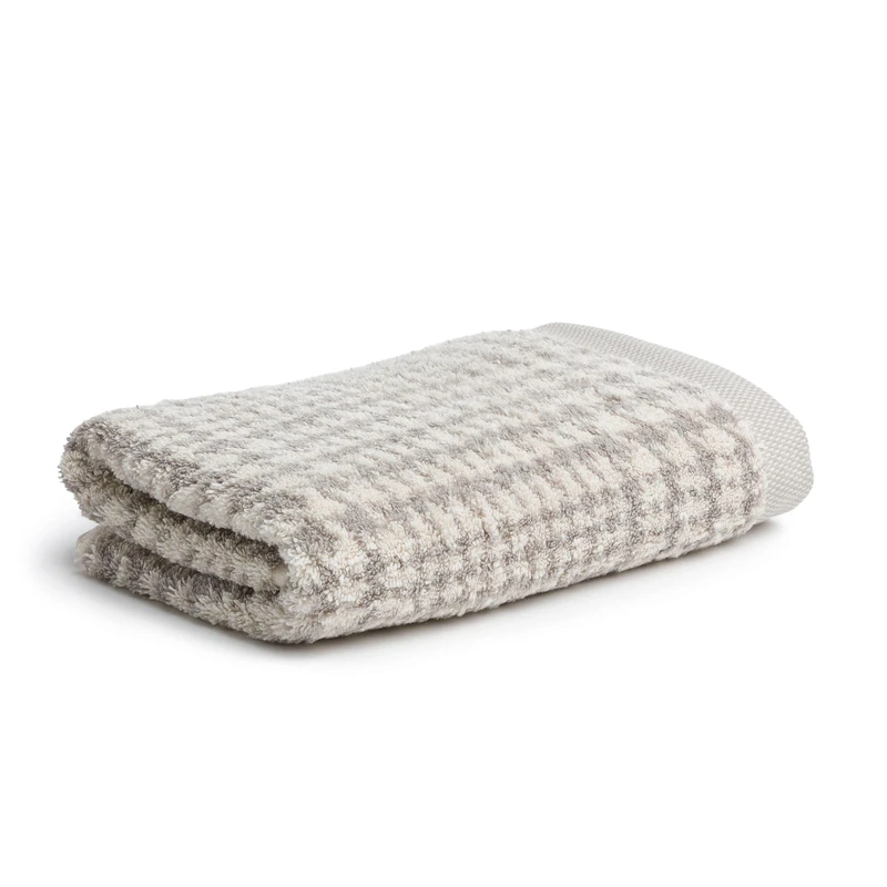 Möve Brooklyn bath towel 80 x 150 cm, 85% cotton / 10% viscose / 5% linen, nature/cashmere - Image 1
