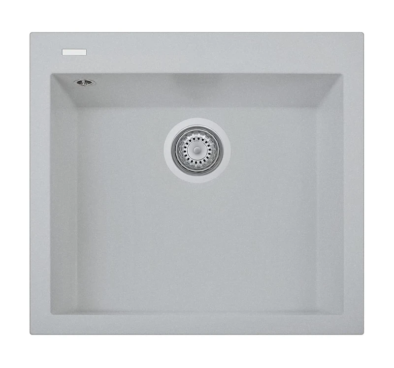 PLADOS ON5610 Quartz Kitchen Sink Single Bowl 56 cm - Aluminium