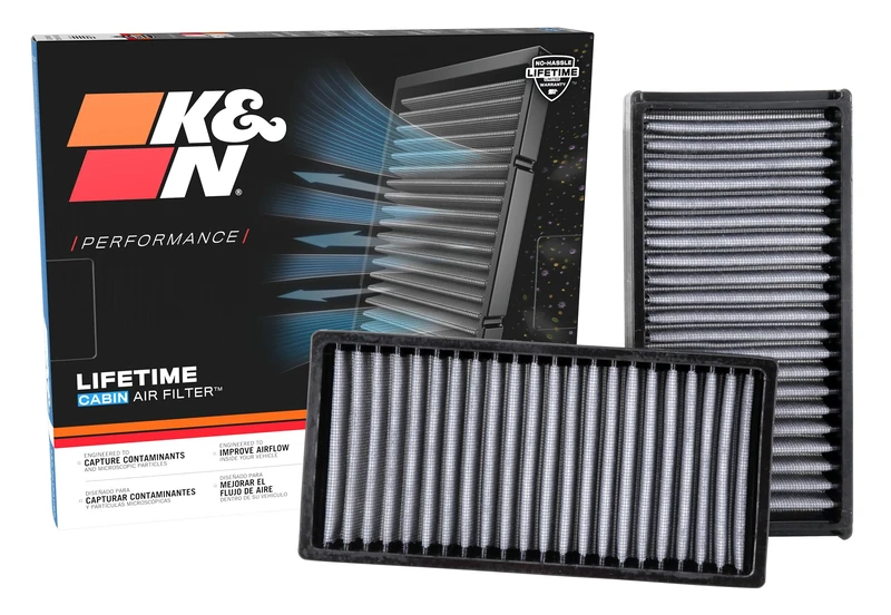 K&N Cabin Air Filter (2 pieces) compatible with Honda, Acura (VF2022)
