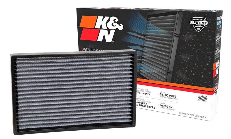 K&N Cabin Air filter compatible with Buick, Chevrolet, Citroën, Peugeot, Pontiac (VF3000)