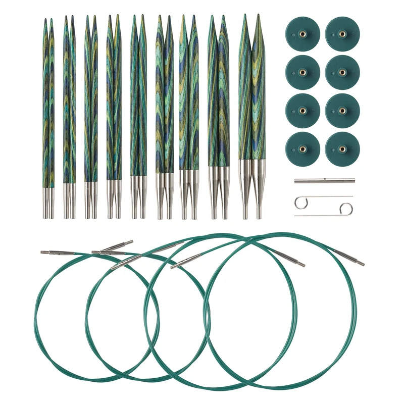 Knit Picks Options Interchangeable Caspian Circular Knitting Needle Set