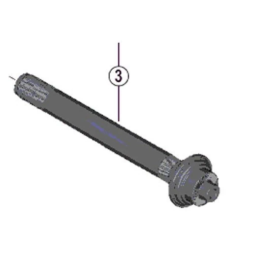 Shimano Spares FH-CX75 complete hub axle