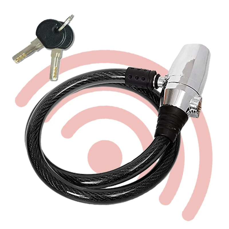 BEEPER AN-CA80 Cable Lock with 110 dB Alarm and Sensor