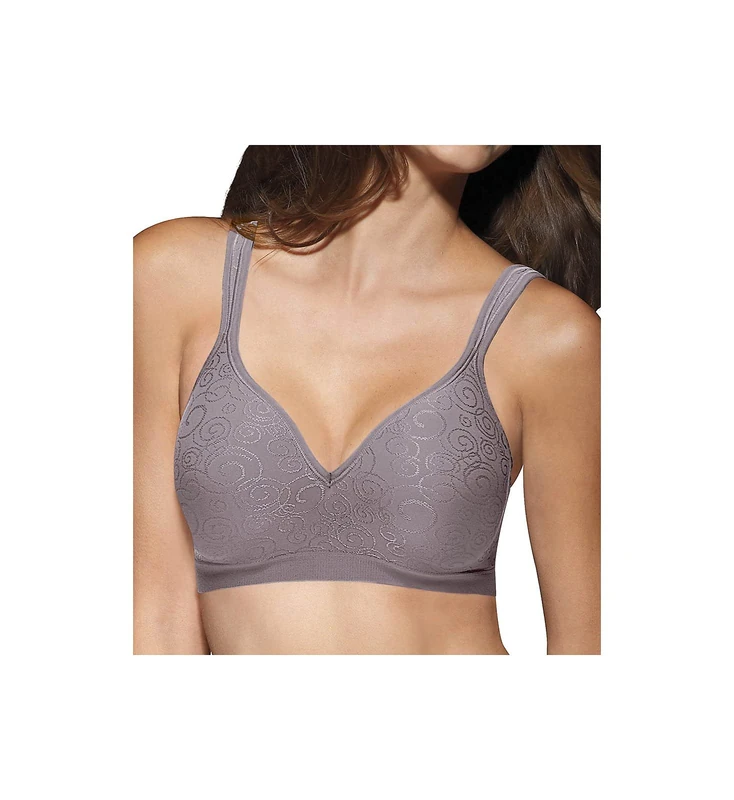 Bali Women's Comfort Revolution Wire Free Bra, Warm Steel Swivel, 38C