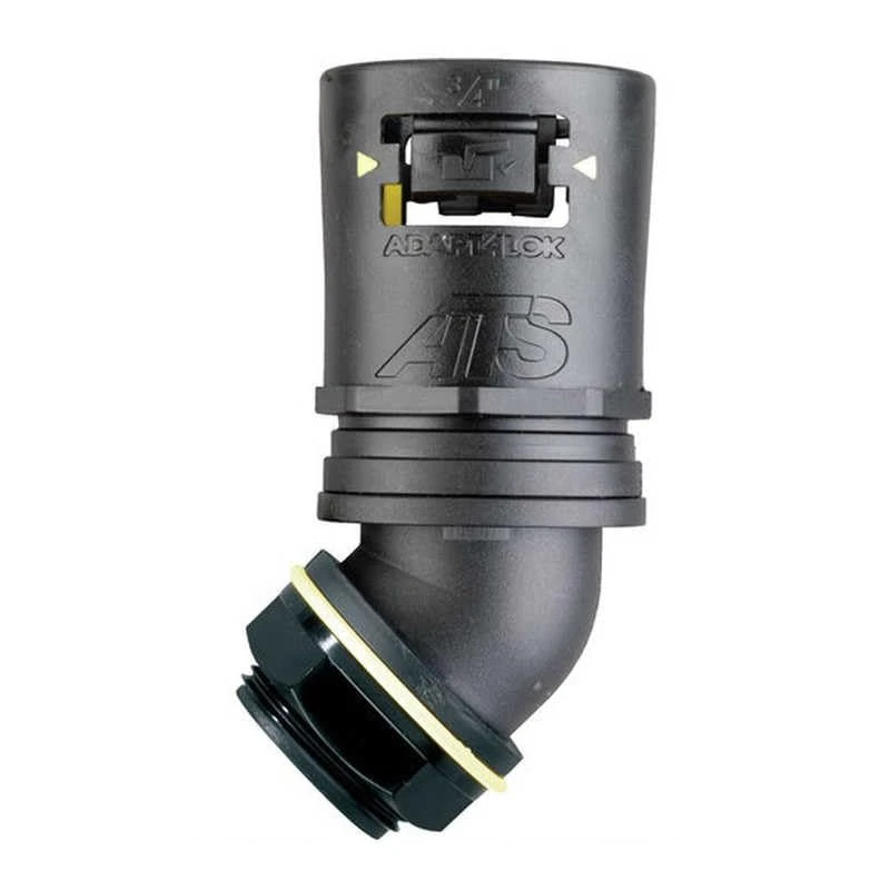 ABB Stotz S & J T & B – 21 mm Hose Coupling to 45 Degrees of Arc AT21/M20/45/BLY