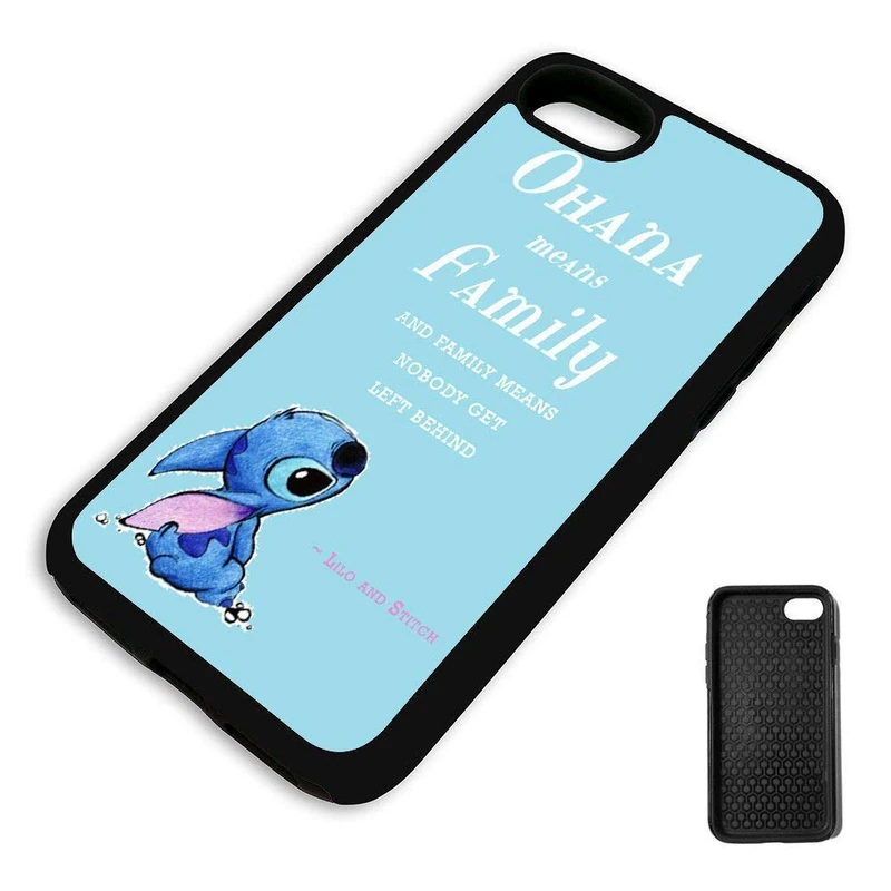 ESVNMWXZ LASOQ Rubber Silicone Phone Case Cover For iPhone 7/8 (4.7 Inch,Not Plus) 63RC10