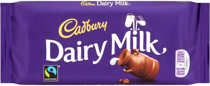 Cadbury Dairy Milk Chocolate Bar 110g