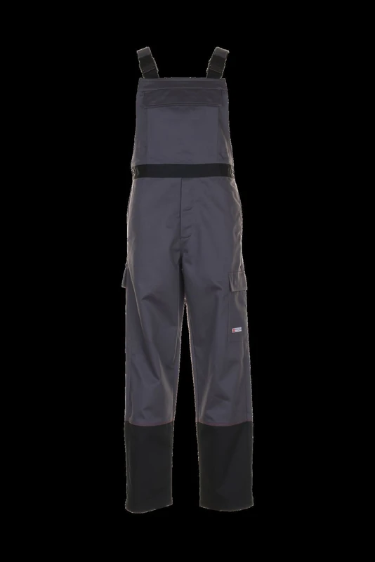 Planam 5530060 Size 60 "Weld Shield" Dungarees - Grey/Black