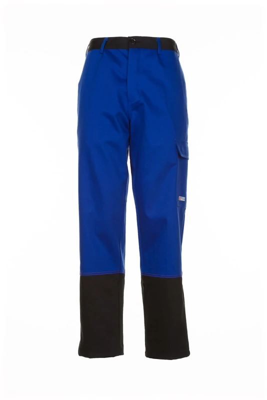 Planam 5521060 Size 60 "Weld Shield" Trousers - Royal Blue/Black