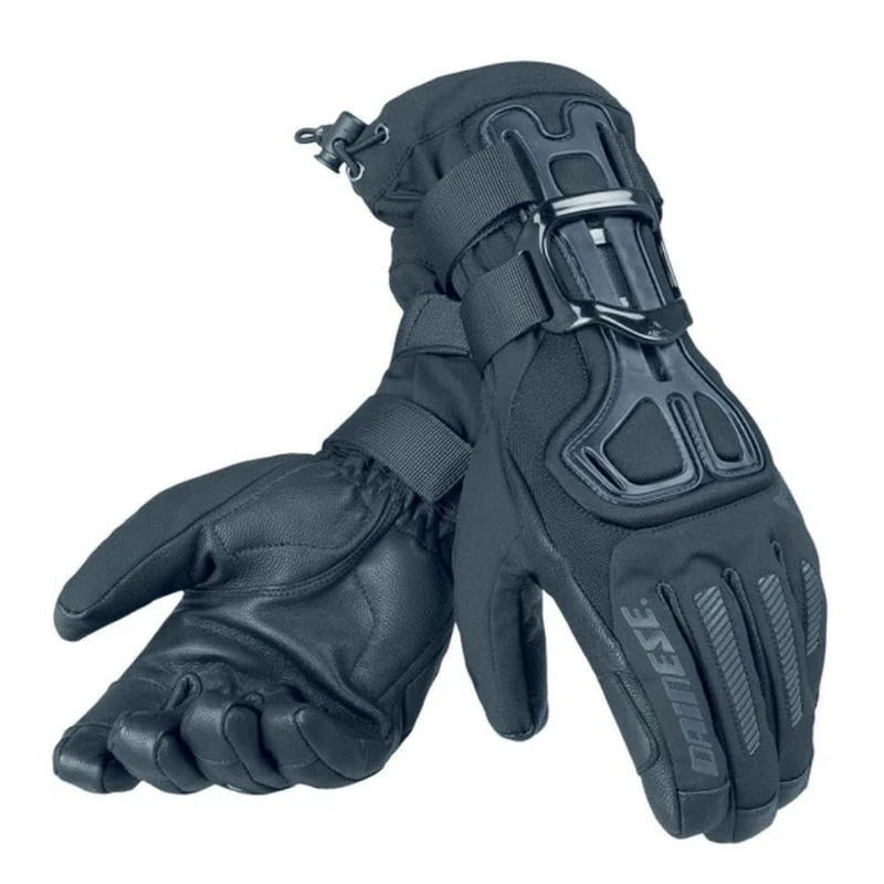 DAINESE, D-IMPACT 13 D-DRY® MEN'S SKI GLOVES, BLACK/CARBON, XS