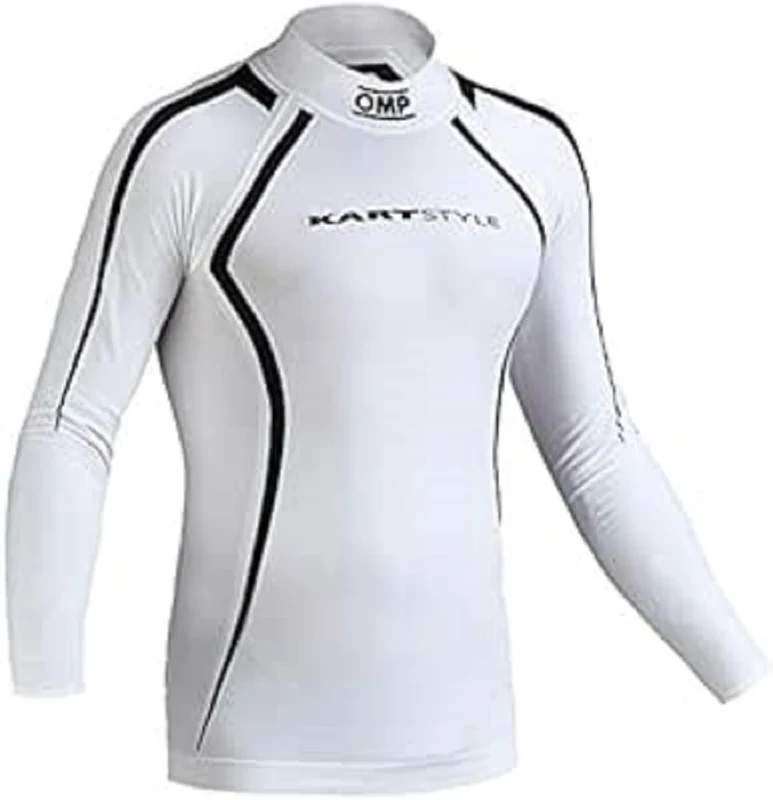 Omp OMPKK03012020SMA One Kart White Women's Long Sleeve Size S, Bianco