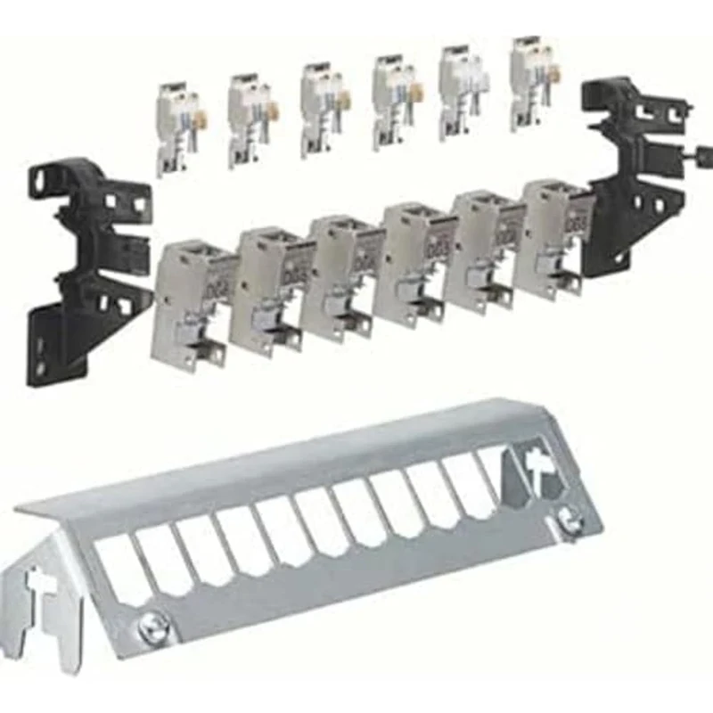 Hager Panel 12 piece with 6XRJ45 modules FZ12 mm.