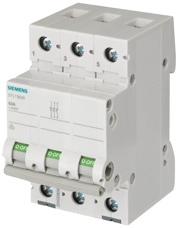Siemens SENTRON – Switch 70 mm 400 V 3 Modules 35 mm2 3 Pole 40 A