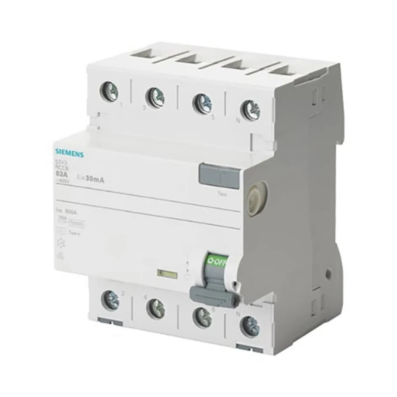 SIEMENS - FI Circuit Breaker 4-Pole Type A 25 A 30mA