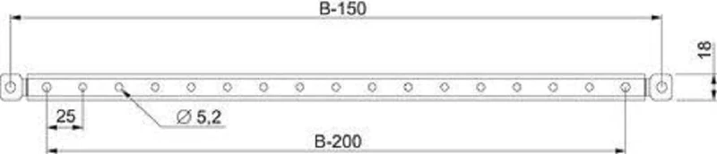 Schneider Elec PUE – MAM 38 11 – Naughty Door Game 500 mm (2U)