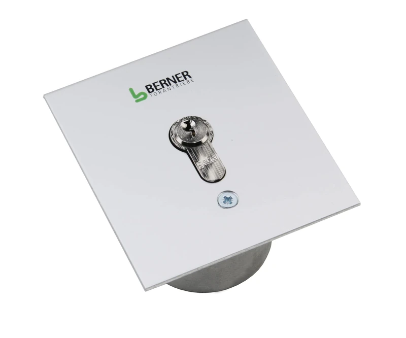 Berner 2902101 Mini Key Button UP SLÜ24/2 Flush-Mounted Including 3 Keys 2 Locking Contacts Wired Command Device Size 90 x 100 x 2 mm - Image 1