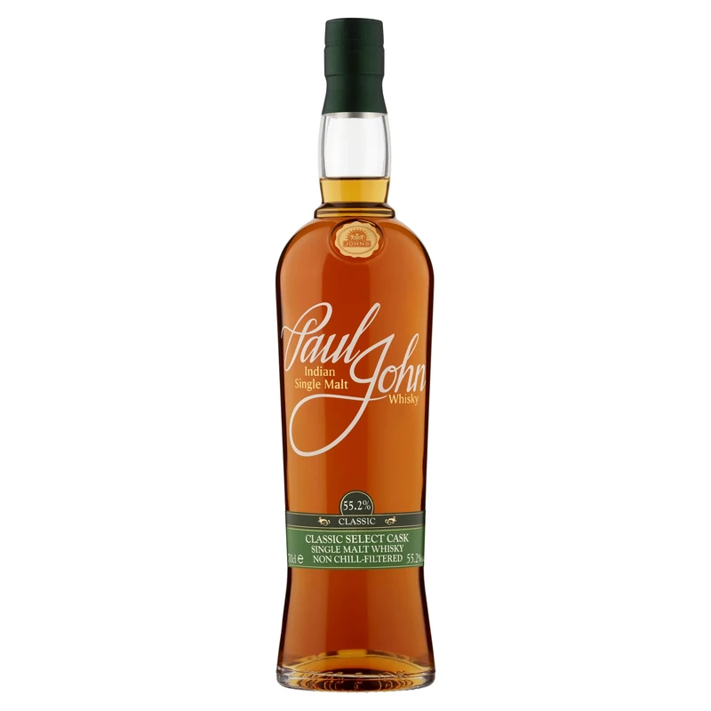 Paul John Cask Classic Indian Single Malt Whiskey, 70 cl