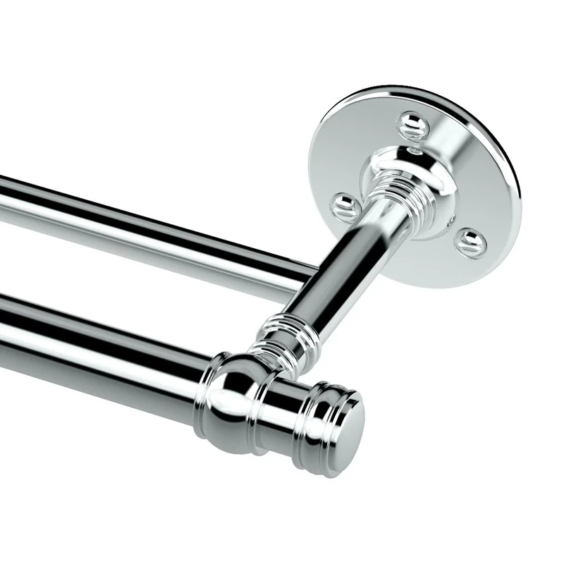 Gatco 4414 Cafe 24" Double Towel Bar, Chrome