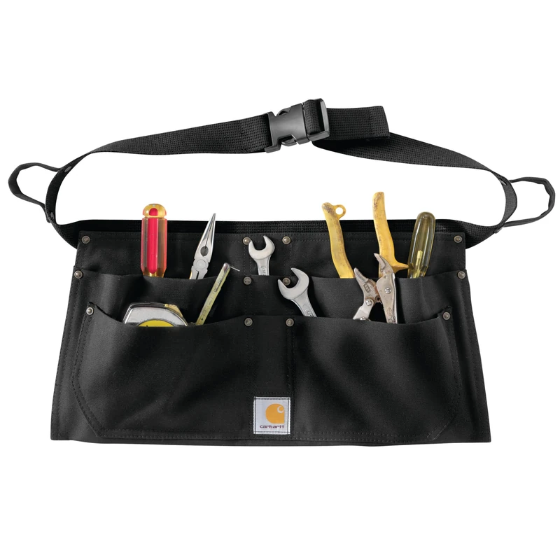 Carhartt Men's Firm Duck Waist Apron, Black, L-XL - Image 1
