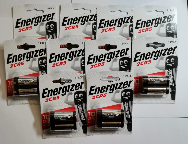 ENERGIZER Confezione da 10 blister da 1 batteria al litio 2CR5 6V