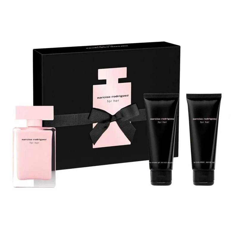 Narciso Rodriguez For Her EDP 3 Piece Gift Set, 50 ml, .915 g