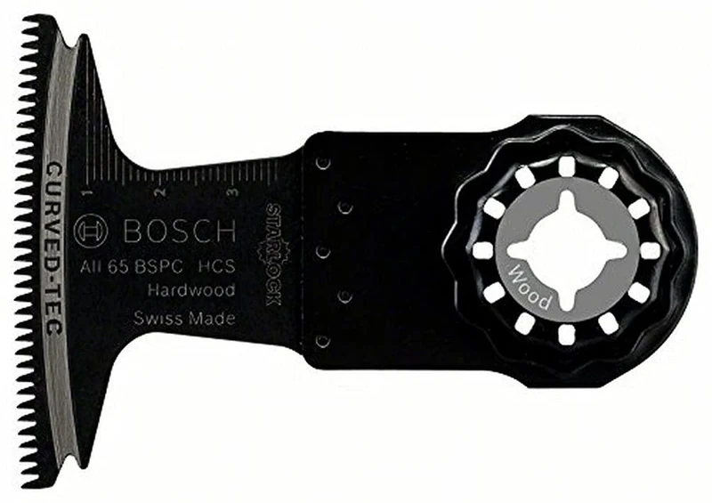 Bosch Professional 5x HCS Plunge Cutting Saw Blade AII 65 BSPC (for Hardwood, 40 x 65 mm, Accessory Multitool)