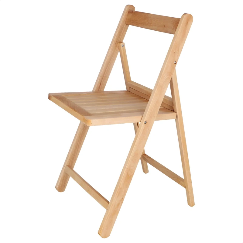 Aranaz Folding Chair, Wood, 42x47x79 - Image 1