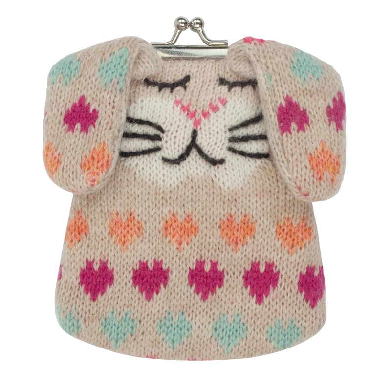 Aroma Home Knitted Rabbit Purse