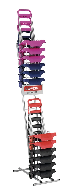 Safta Trolley for school backpacks, foldable, light, resistant with extractable grip handle and wheels