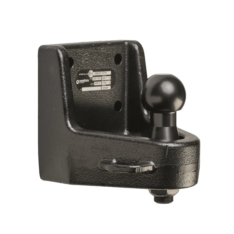 Westfalia Ball Plate (4-hole) with Ball Neck (without bolt kit) for towbar