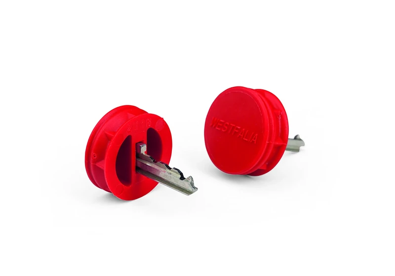 Westfalia 942001513242 Replacement Key Number 42 for Detachable Tow Bar (Pack of 2)