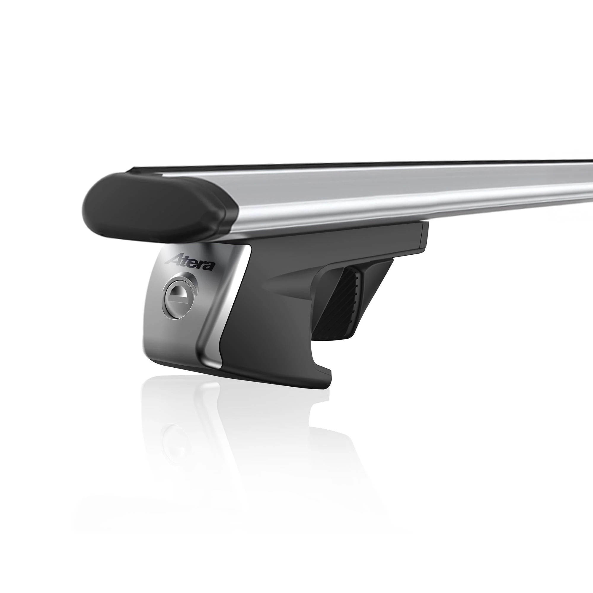 Atera 048222 Car roof rack Signo RTD - Aero profile silver - for cars with overhead roof rails - steel 122 cm