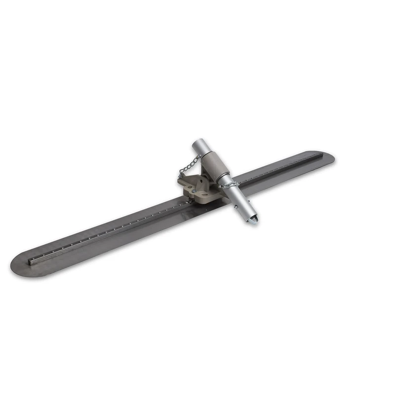 'Marshalltown RED700202 Fresno Trowel 48 (1219 mm) Round with Eliminator (Silver)