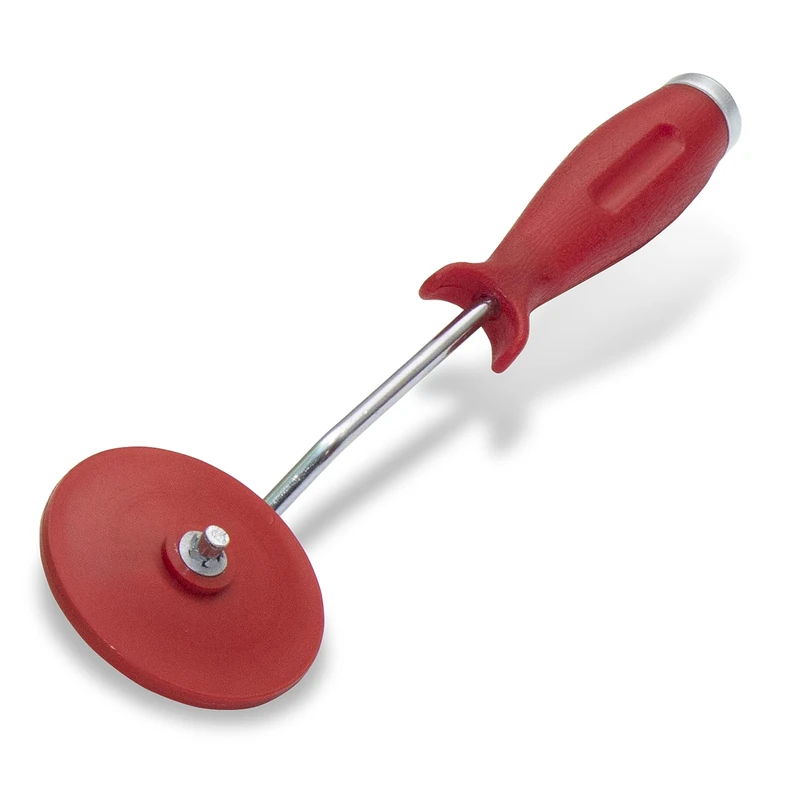 MARSHALLTOWN REDRR566 Touch Up Wheel – Flat ¼" Grout Line Tool, Durable Wheel with Ergonomic Handle, Compatible with Standard Threaded Handles for Clean Grout Finishing