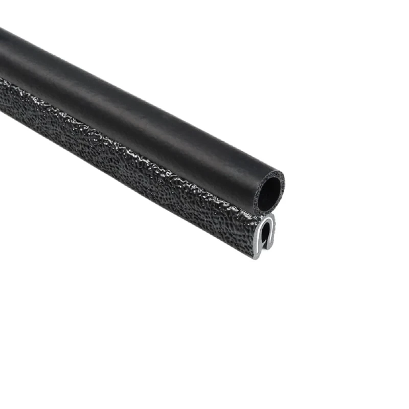 Trim-Lok Trim Seal with Top Bulb – Fits 1/16” Edge, 3/8” Bulb Seal Diameter, 25’ Length – PVC Plastic Trim with EPDM Rubber Seal, Easy to Install for Cars, Boats, RVs, Trucks, and Home Applications