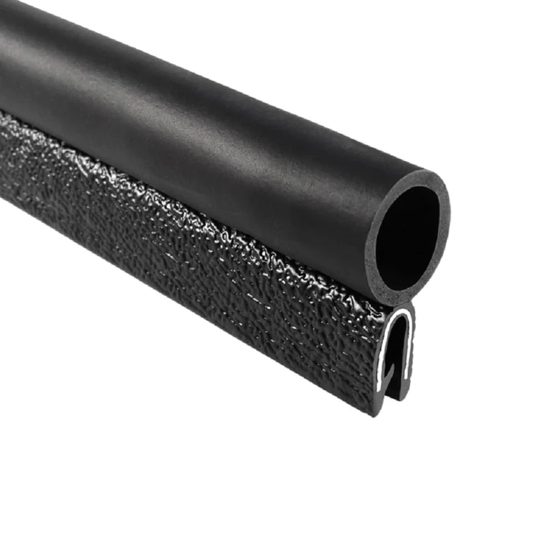 Trim-Lok Trim Seal with Top Bulb – Fits 1/8” Edge, 5/8” Bulb Seal Diameter, 25’ Length – PVC Plastic Trim with EPDM Rubber Seal, Easy to Install for Cars, Boats, RVs, Trucks, and Home Applications - Image 1