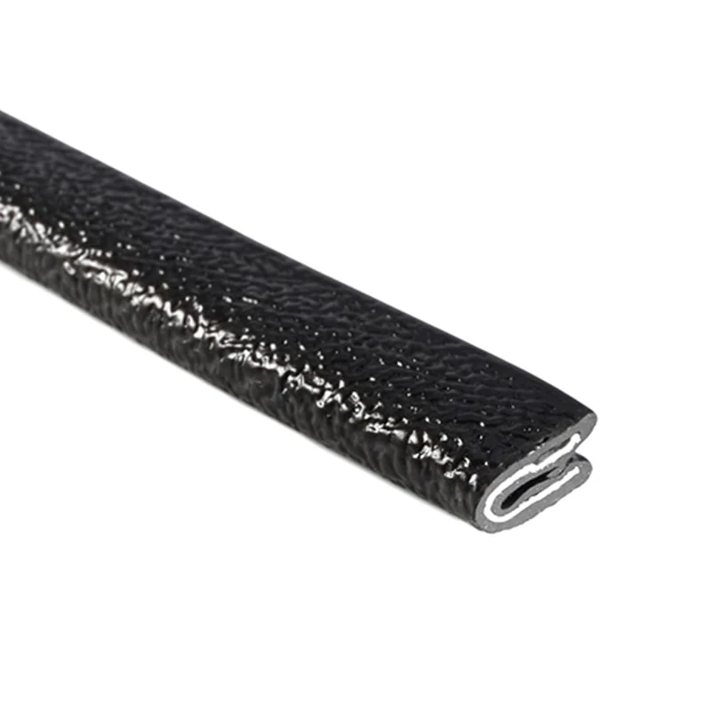 Trim-Lok Black PVC Edge Trim - 1/16 inch Edge, 25 ft Length