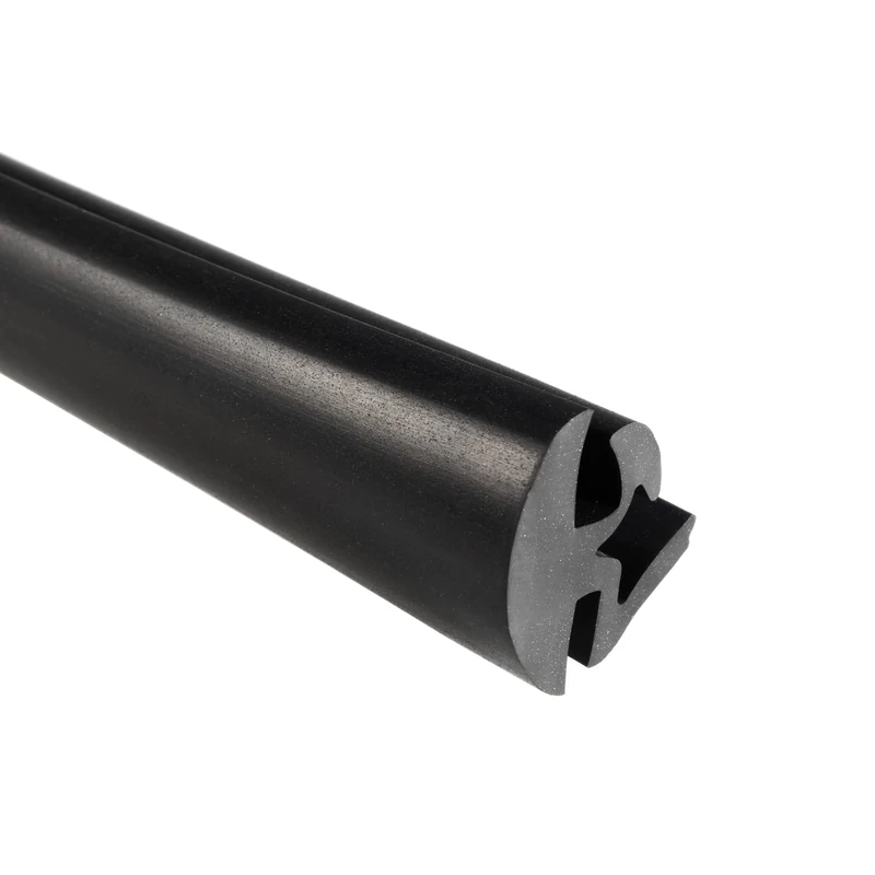 TRIM-LOK - LK1663-25 Trim-Lok EPDM Dense Rubber Window Locking Gasket – Fits 1 4” Glass and 1 8” Panel Edge, 25’ Length – One-Piece Locking System (Inline), Weather Stripping Seal for Windows