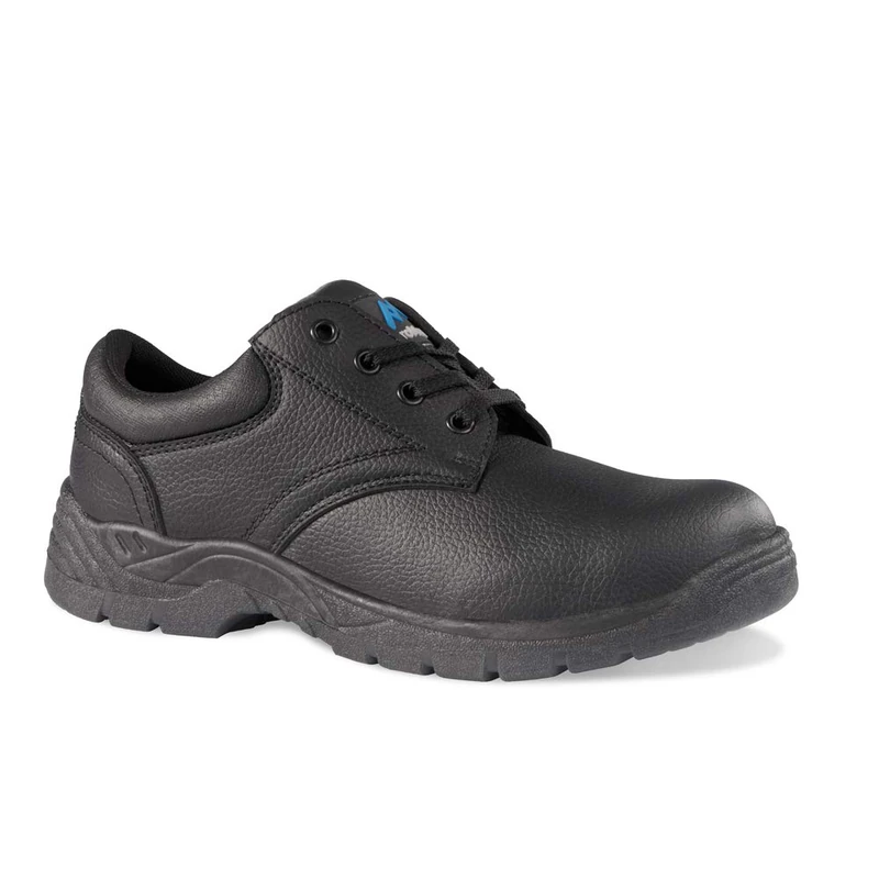 Rock Fall Proman Omaha Chukka Steel Toe Cap Boot Unisex, Water Repellent Safety Boots, SRC Slip Rated Work, Shock Absorbing Midsole and Lightweight UK 8 Black