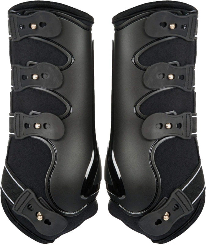 HKM Dance Dressage protection boots Black Cob - Image 1