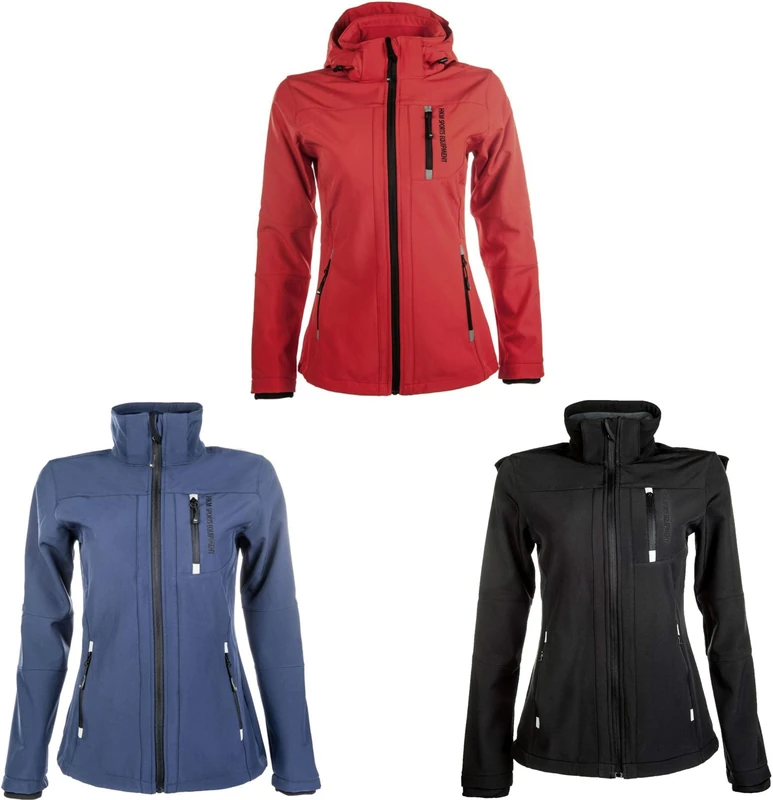 Hkm Sports Women's Softshell Jacket, Womens, Softshelljacke -Sport- Damen, dark brown, 11 years