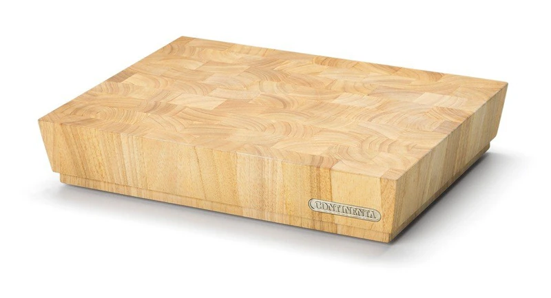 Continenta Rubber Tree Forehead Wood Chopping Block End Grain, Multi Colour, One Size