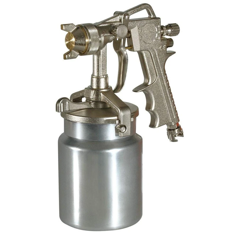 Cevik CA-1855/3 - Professional 1000cc Aluminium/Steel Paint Spray Gun with Rear Collector. 160-225mm Range.