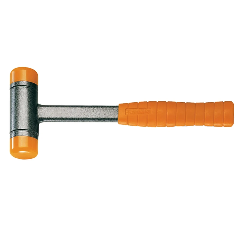 Beta - 1392 60 Anti-Embossing Mallet with Interchangeable Doors in Plastic Steel Handle, with Polyurethane Doors Have Double Anchor, Inside and Outside, 013920060