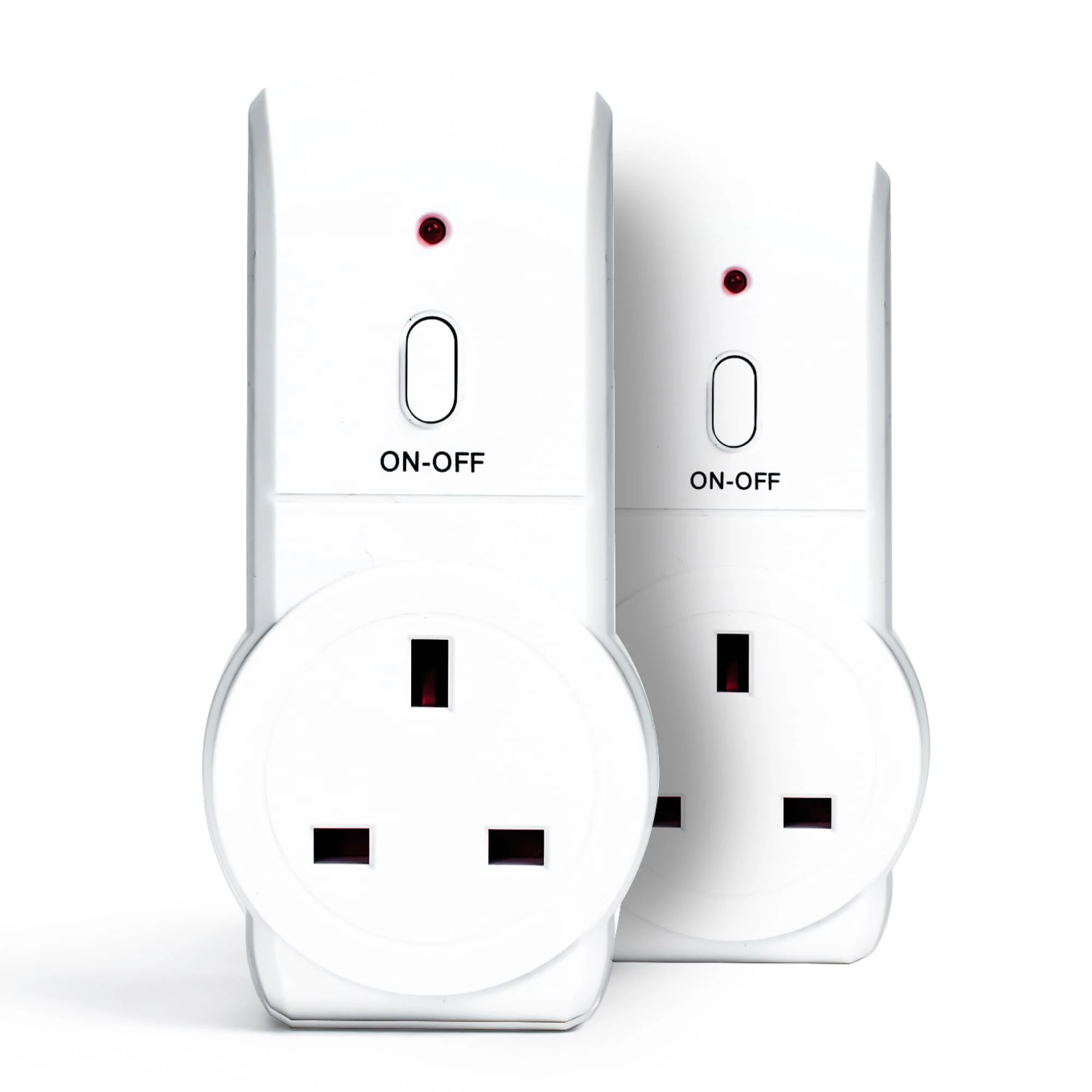 STATUS Remote Control Socket | White Remote Control Plug UK | Pack of 2 | SREMSOC2PK3