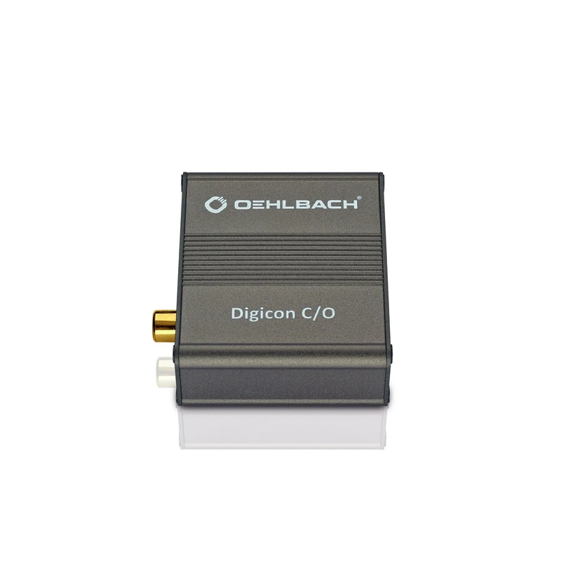 Oehlbach Digicon C/O Digital Coaxial-Optical Audio Converter (Convert Coaxial to Optical Audio Signals) Metallic Brown - Image 1