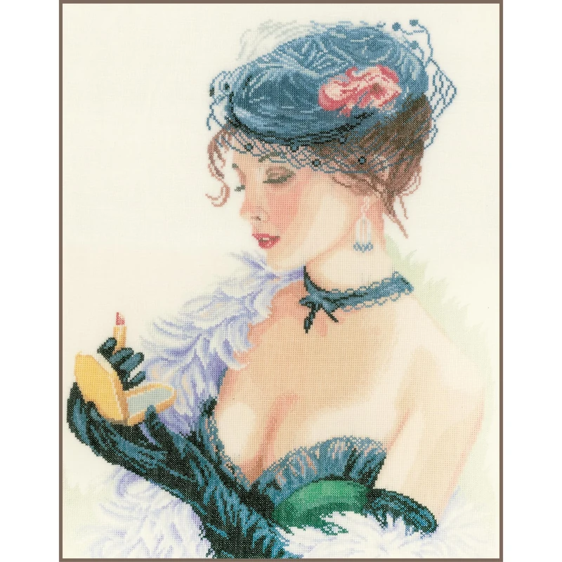 Lanarte Lady with Lipstick, 33 x 45 x 0.3 cm